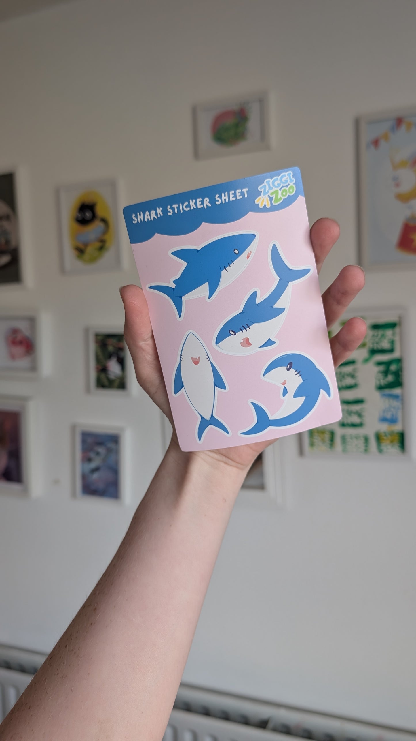 Shark Sticker Sheet