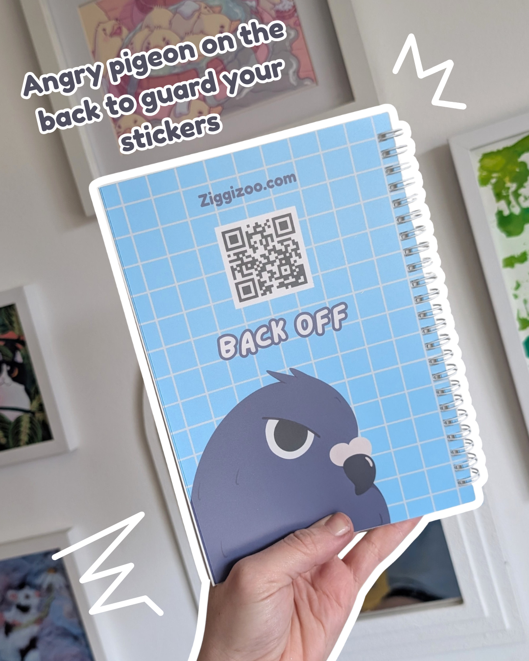 Reusable  Pigeon Sticker Book