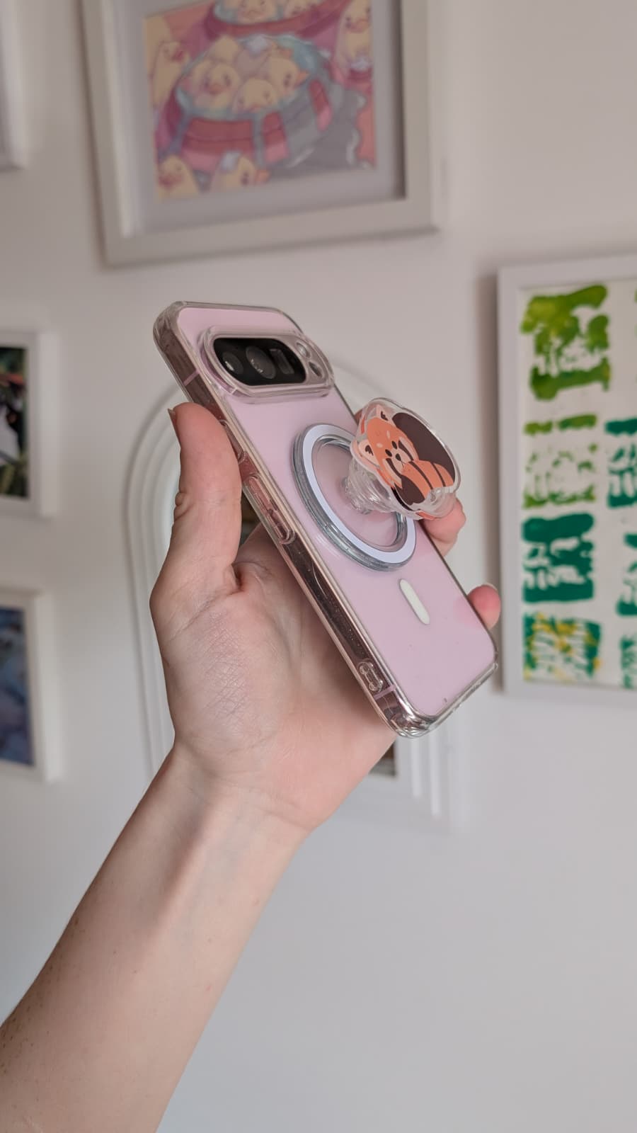 Magnetic Red Panda Phone Grip Stand