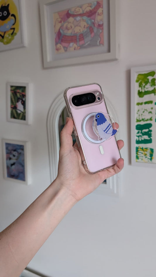 Magnetic Pigeon Phone Grip Stand