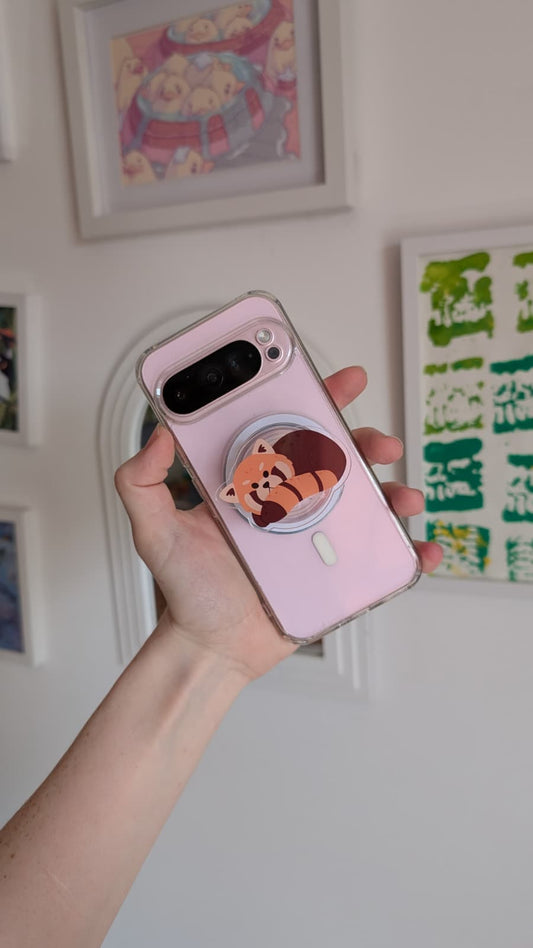 Magnetic Red Panda Phone Grip Stand