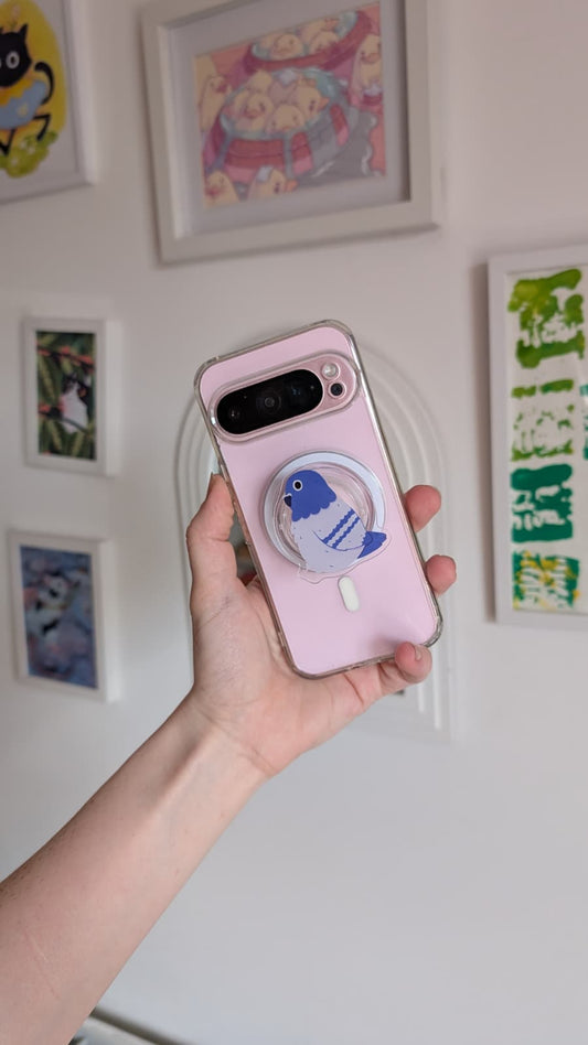 Magnetic Pigeon Phone Grip Stand