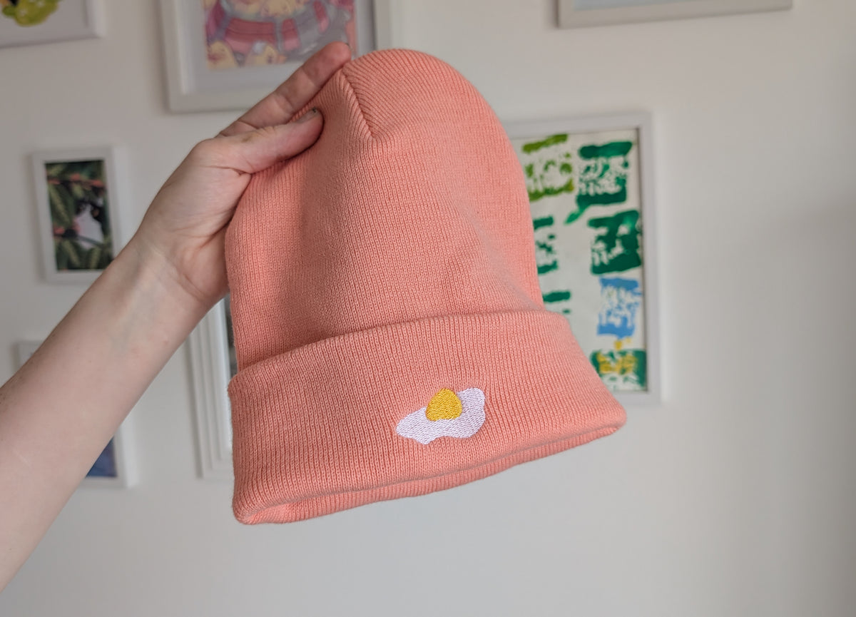 Fried Egg Beanie