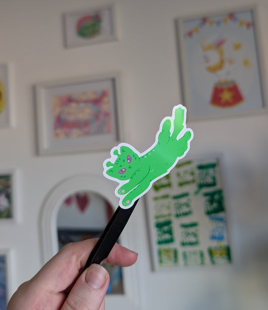 Alien Cat Cute Sticker