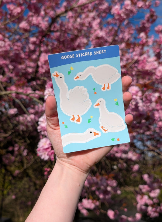 4 goose stickers