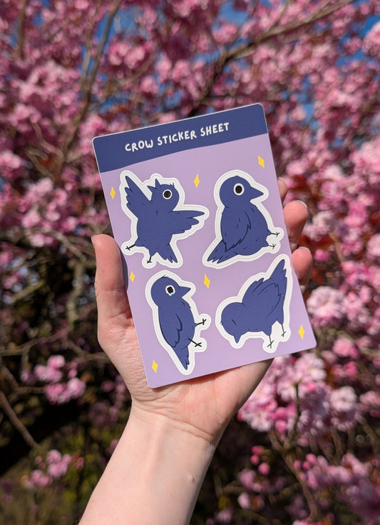 Crow Sticker Sheet