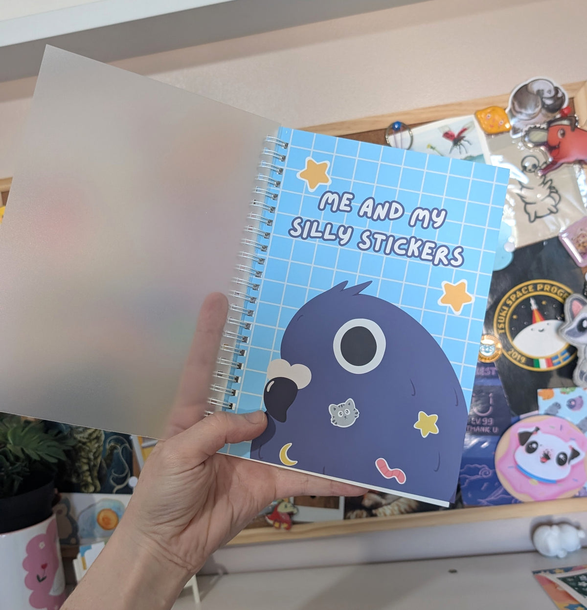 Reusable  Pigeon Sticker Book