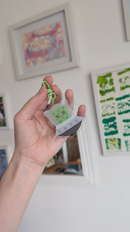 Glorp Spaceship Charm
