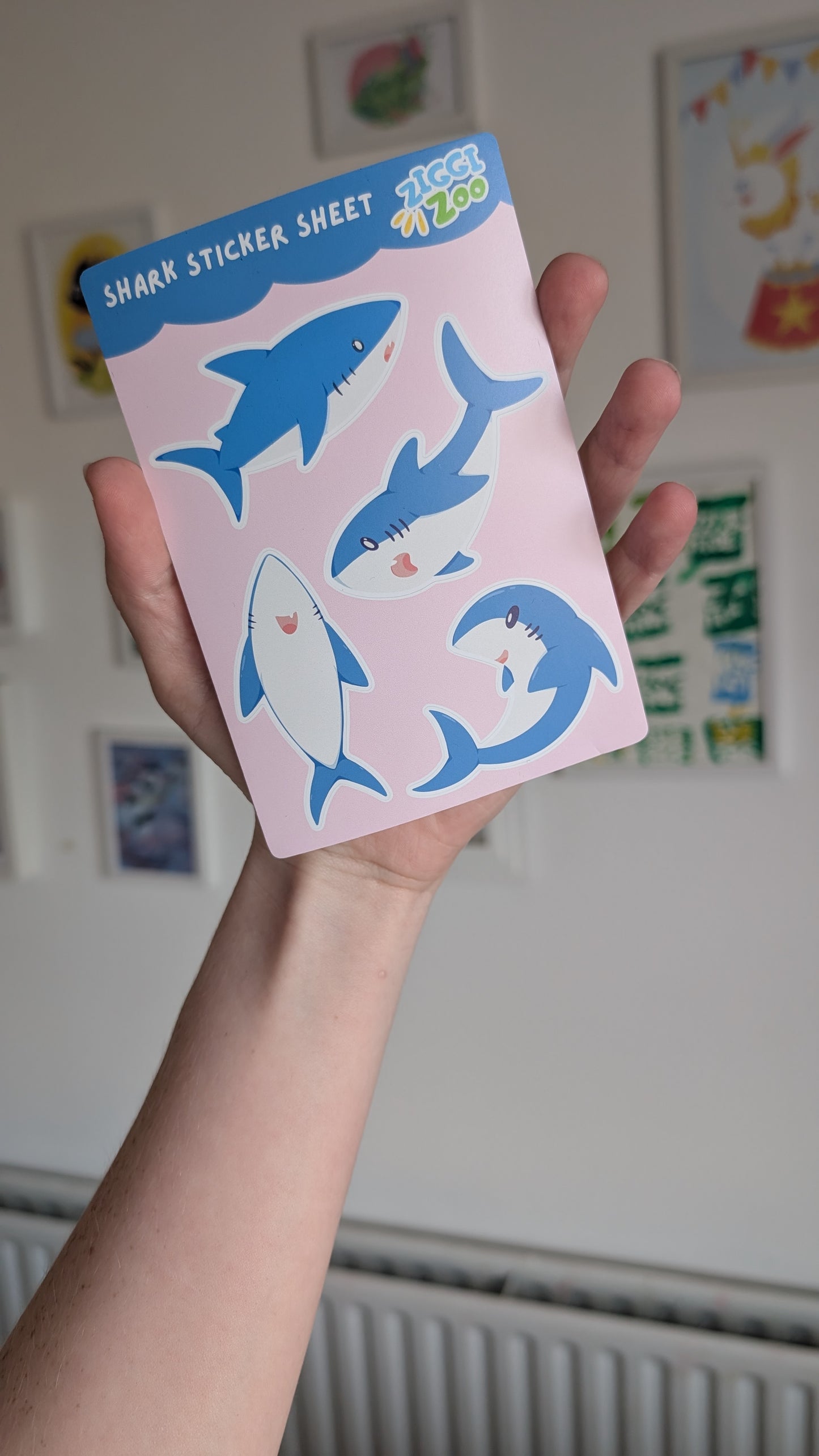 Shark Sticker Sheet