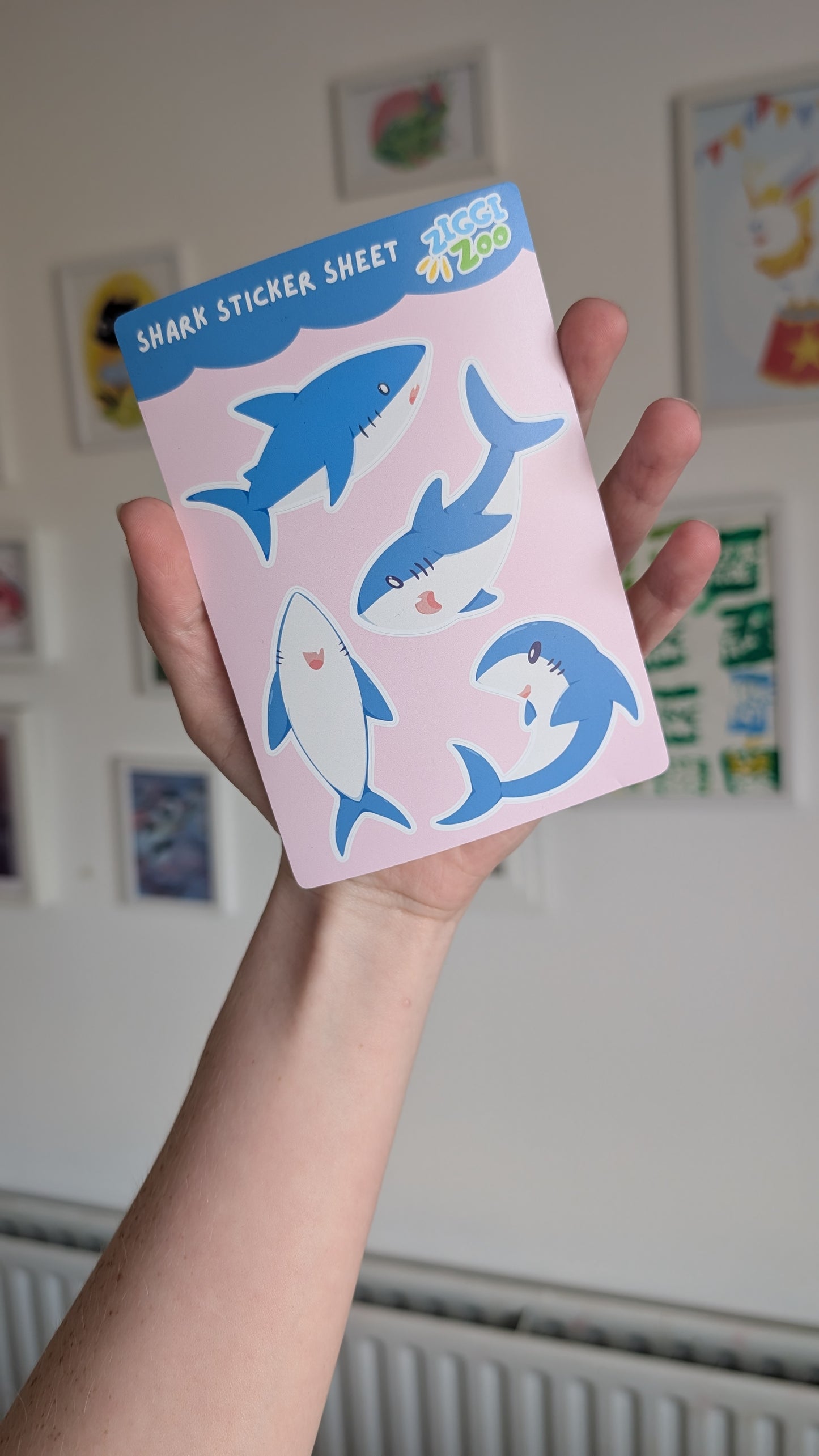 Shark Sticker Sheet