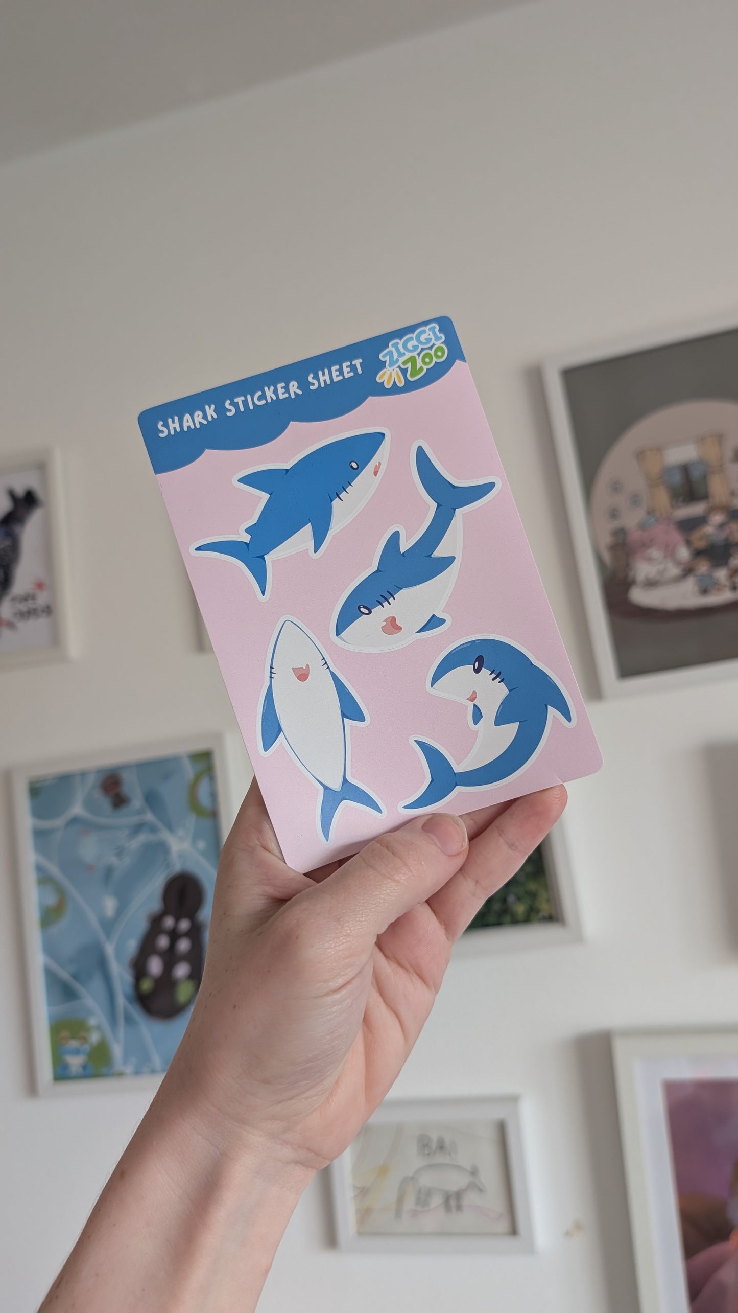Shark Sticker Sheet