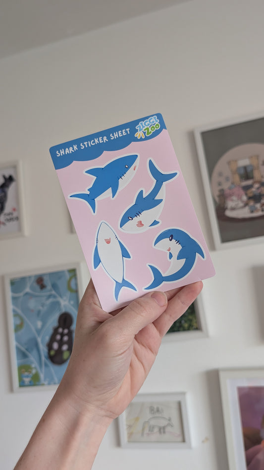Shark Sticker Sheet