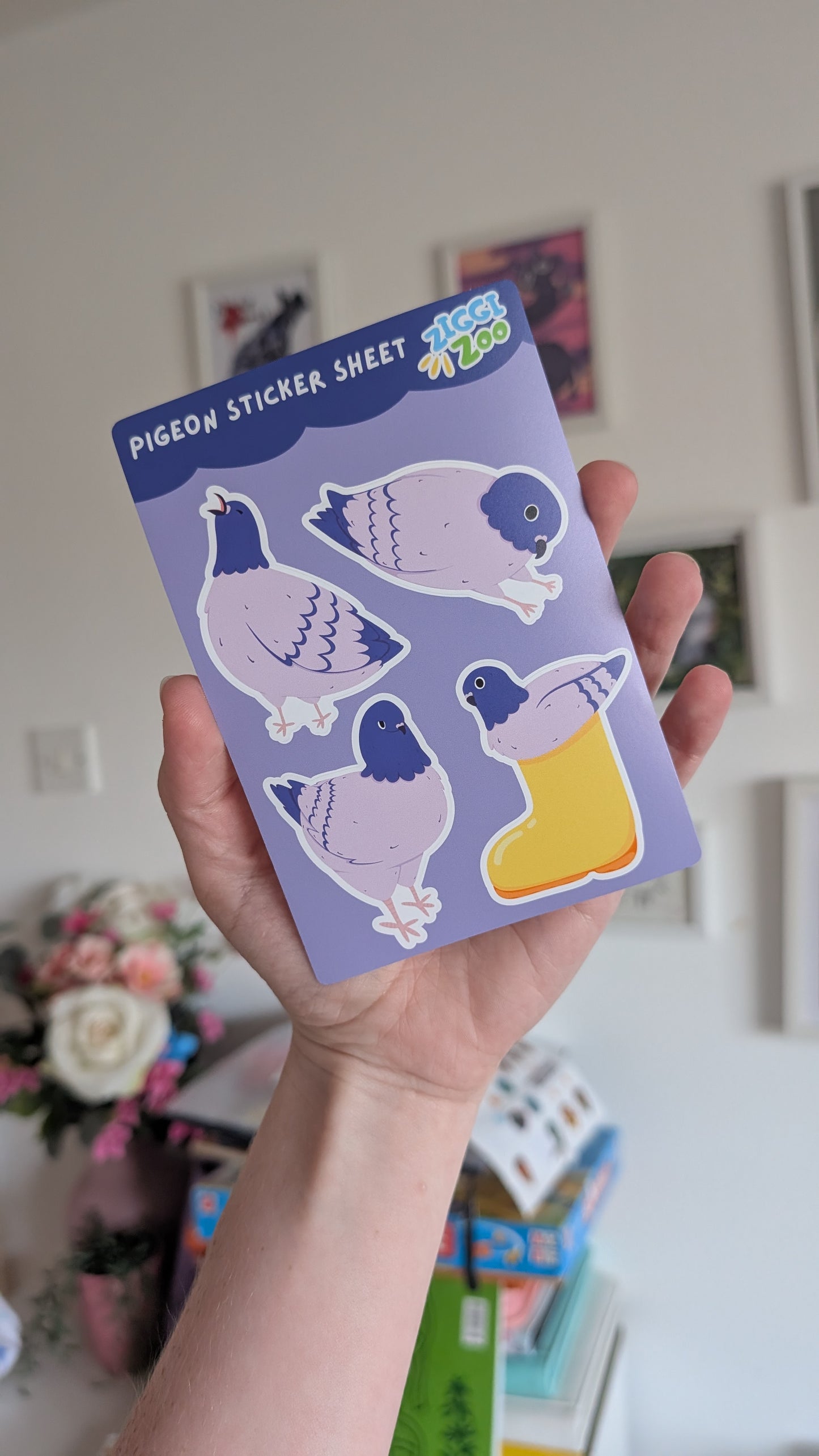 Pigeon Sticker Sheet 2.0