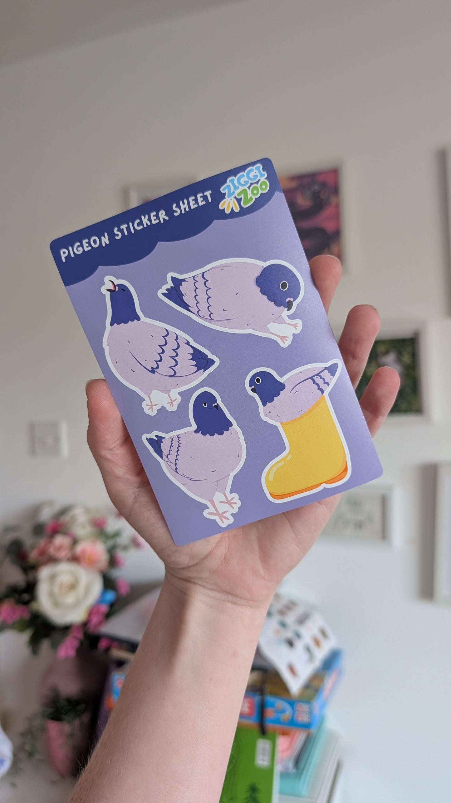 Pigeon Sticker Sheet 2.0