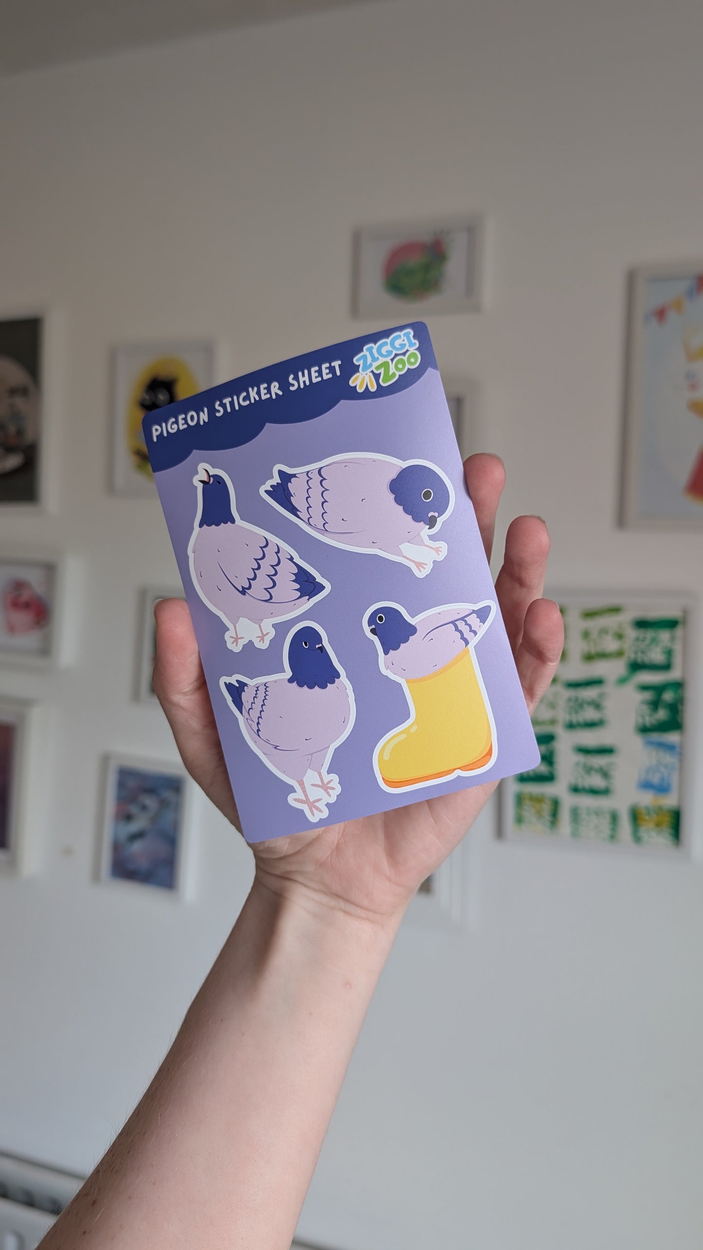 Pigeon Sticker Sheet 2.0