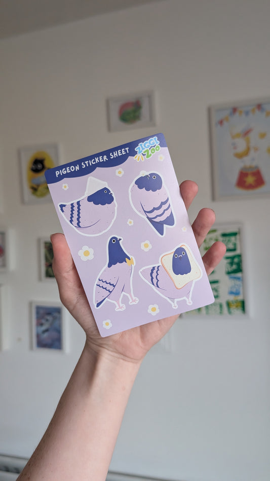 Pigeon Sticker Sheet