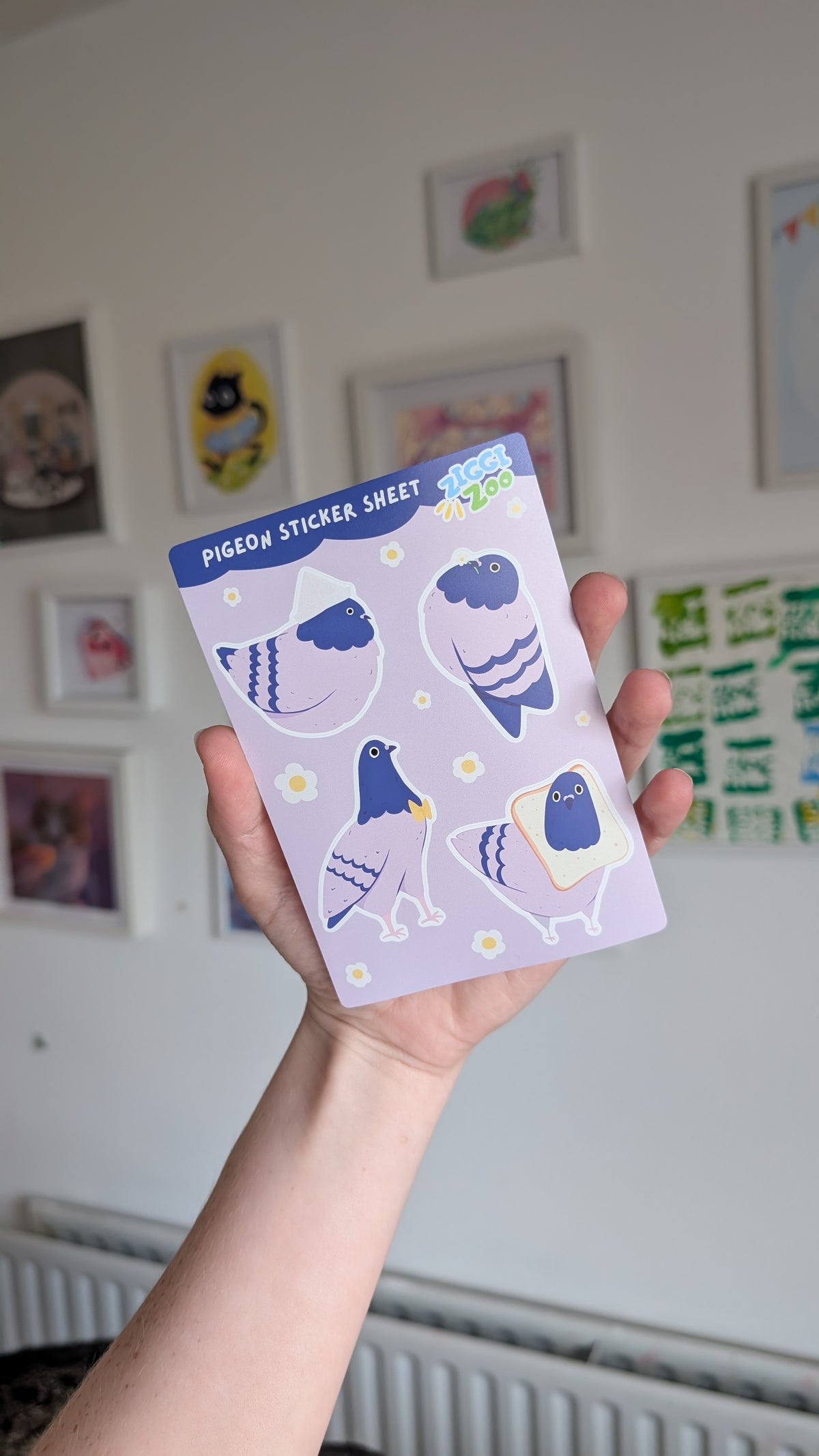 Pigeon Sticker Sheet