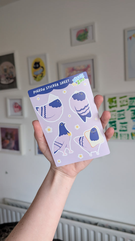 Pigeon Sticker Sheet