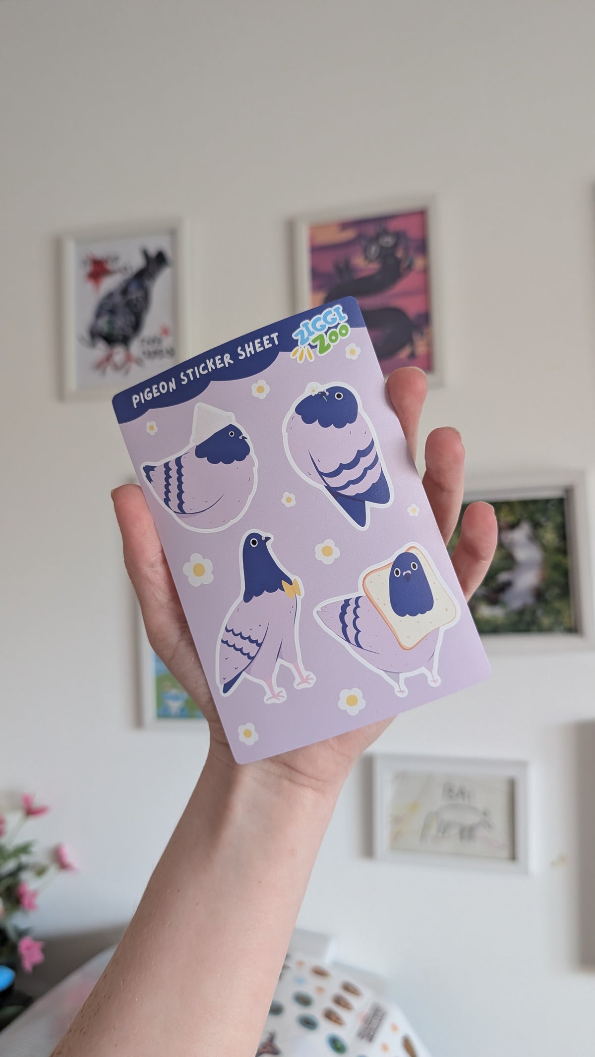 Pigeon Sticker Sheet