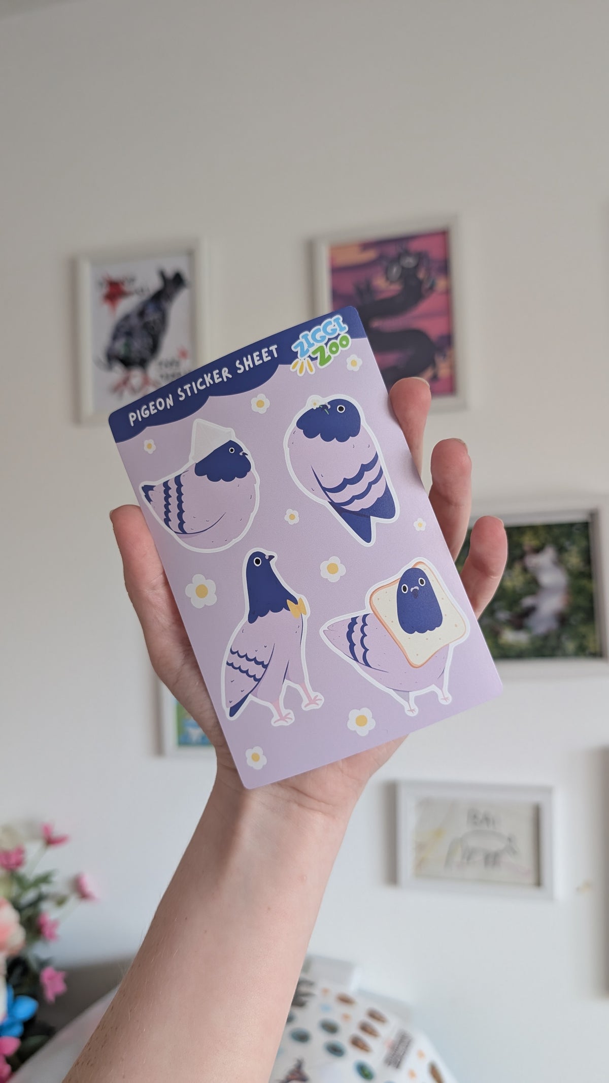 Pigeon Sticker Sheet