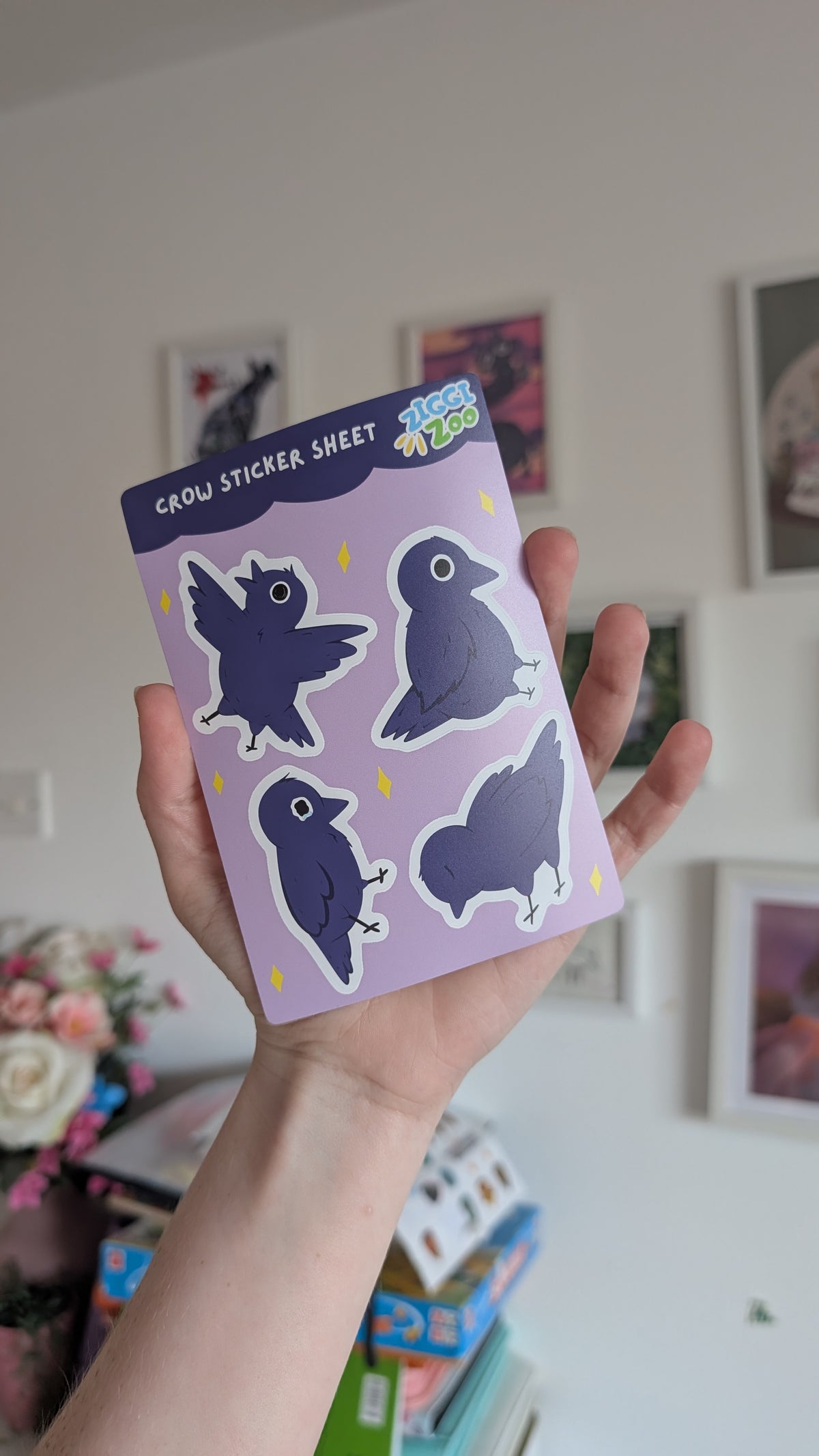 Crow Sticker Sheet