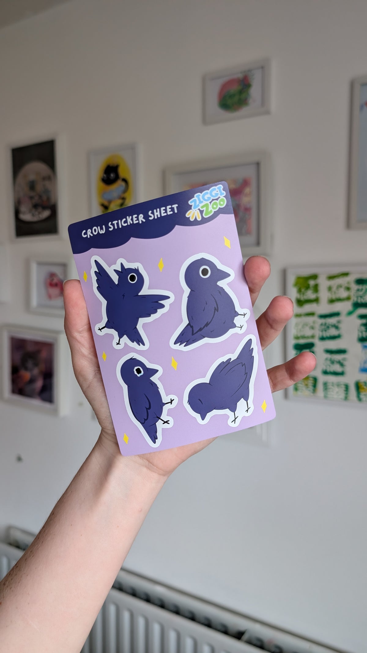 Crow Sticker Sheet
